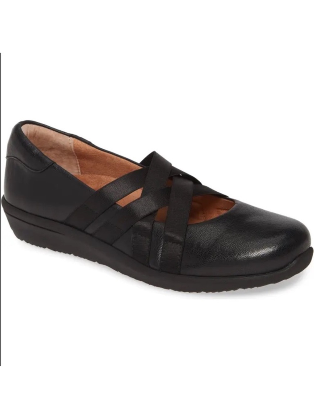 Vionic Serenity Black Slip Ons 8.5